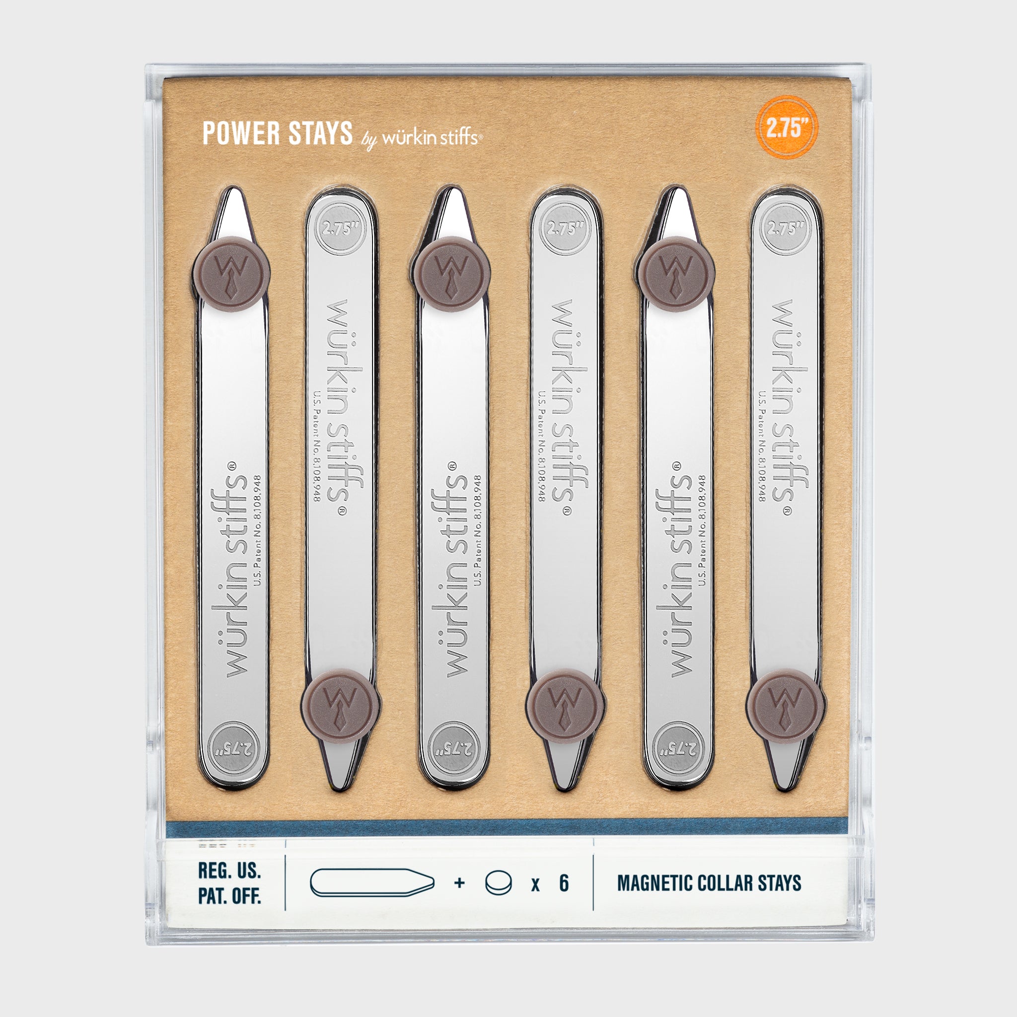 3-Pair Magnetic Power Stay 2.75"