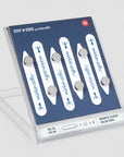 3-Pair Magnetic Stiff-N-Stays 2.25"