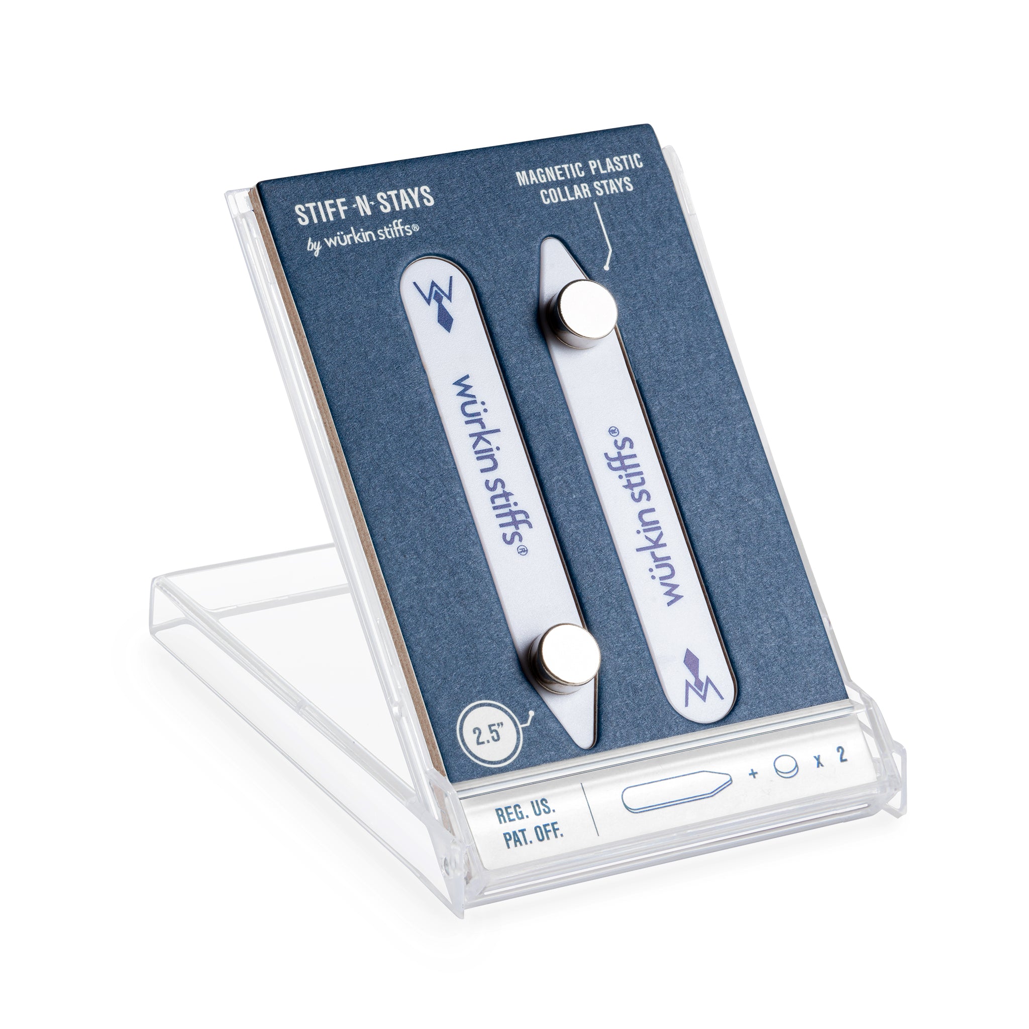 2.5" Stiff-N-Stays Plastic Magnetic Collar Stays