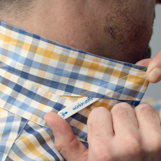 No collar buttons? No problem! Attach magnets to your old collar stays for  a sharper look. (Left: without magnetic collar stays, right: with stays) :  r/lifehacks