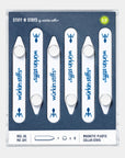 3-Pair Magnetic Stiff-N-Stays  2.5"
