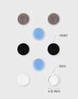 Magnetic Power Buttons - Assorted Colors