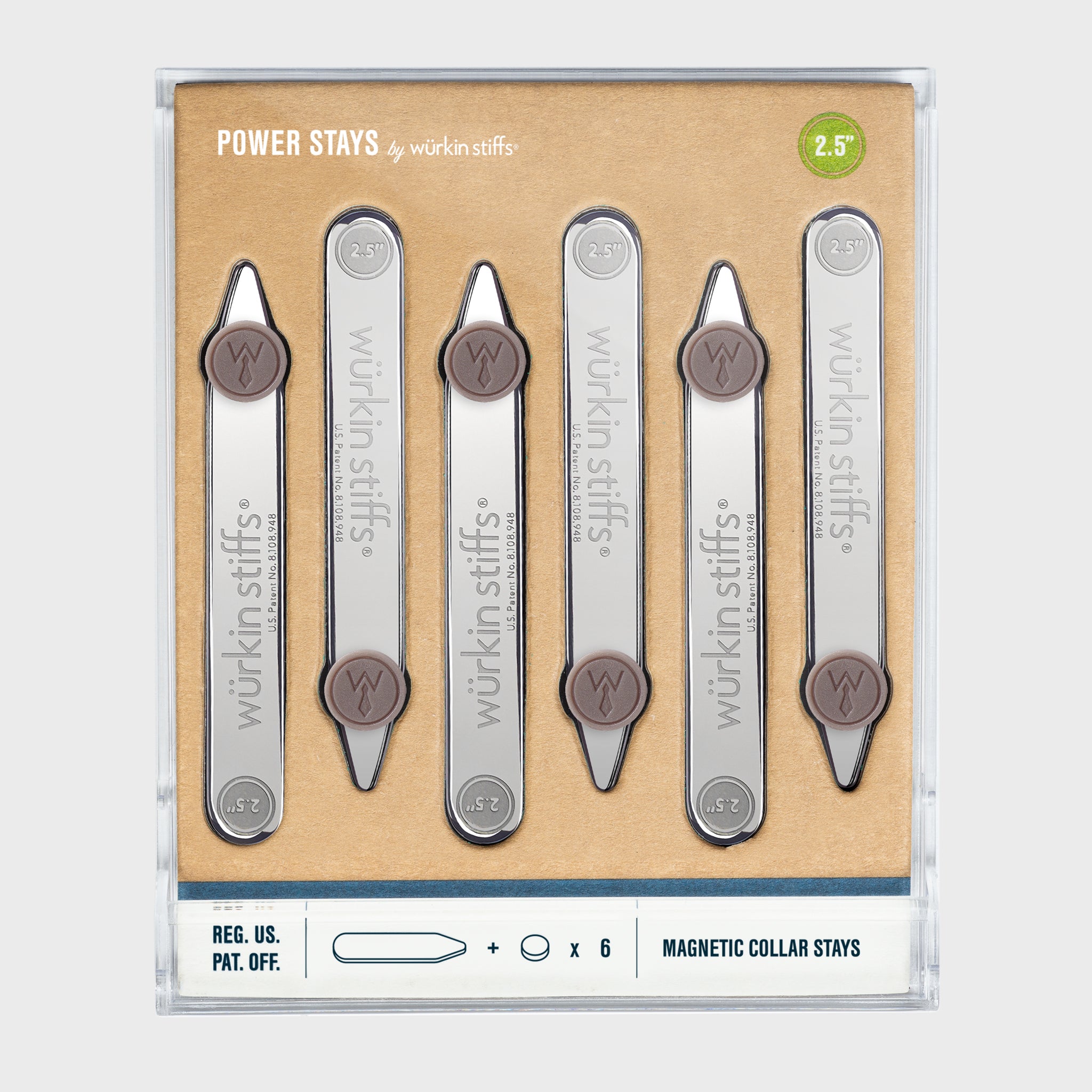 3-Pair Magnetic Power Stay 2.5"