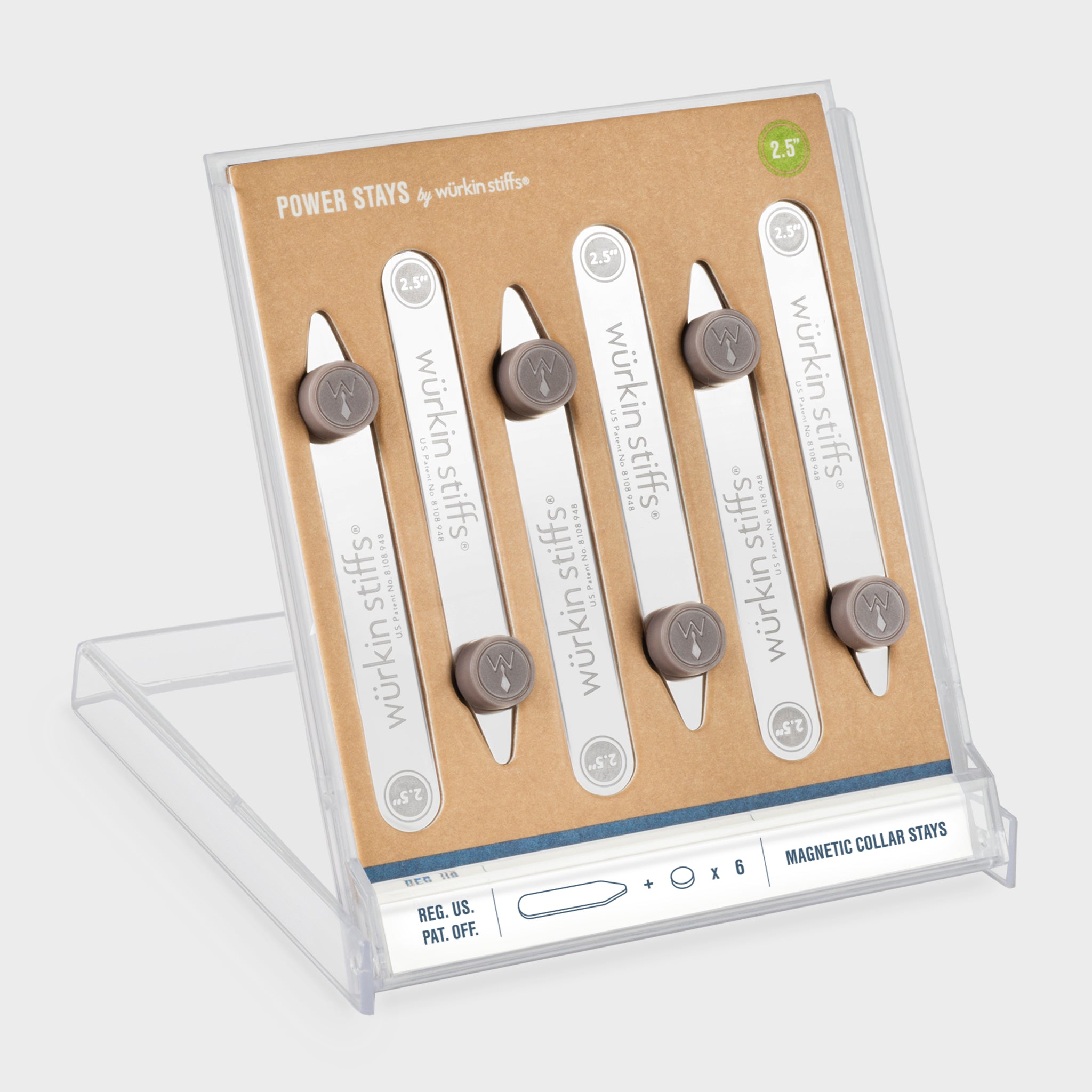 3-Pair Magnetic Power Stay 2.5"