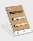 The Slim Tie Bar 3-Pack