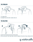 how to use collar stays