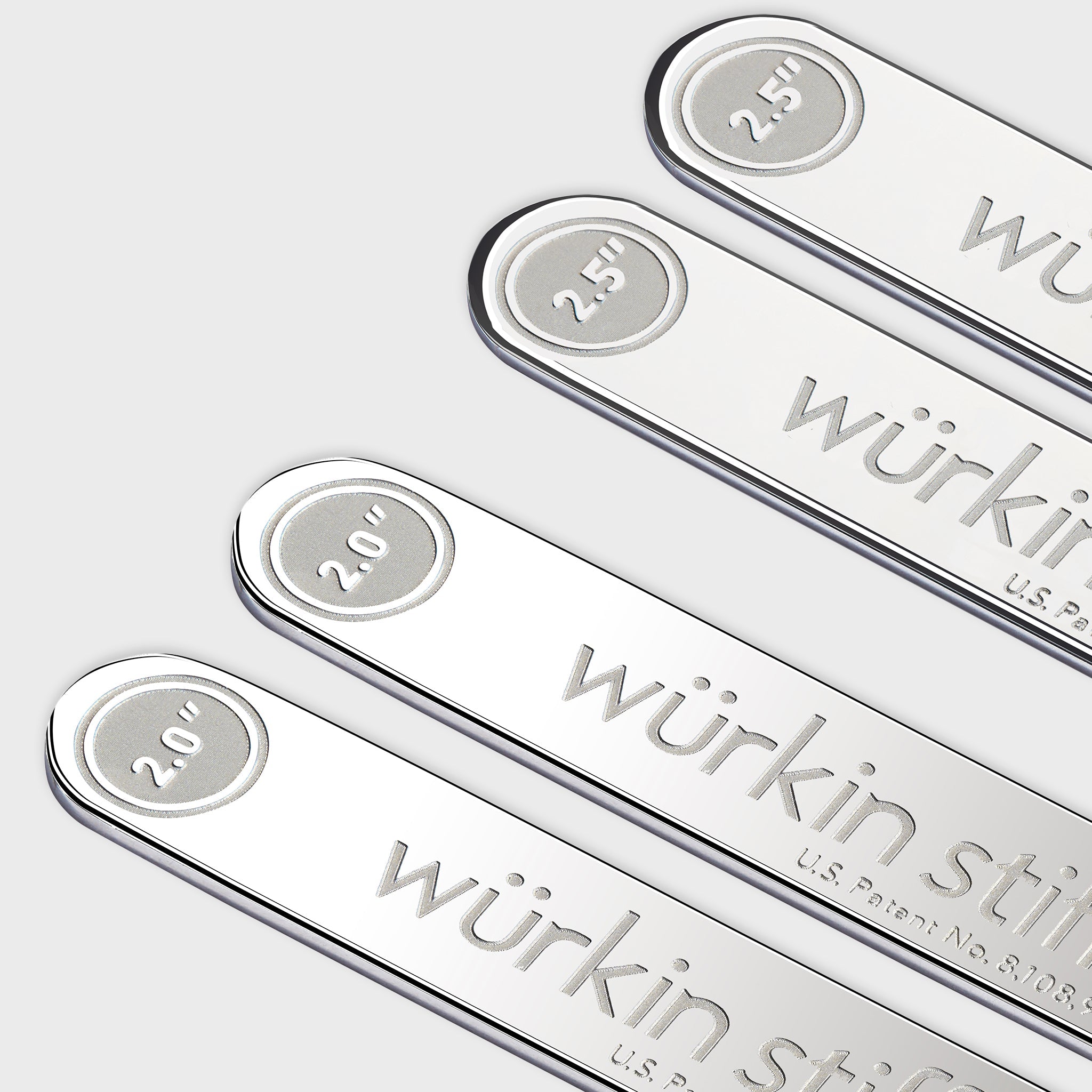 Wurkin Stiffs Men's 8 Magnetic Power Buttons In Storage Case Collar Stays  Single Pack (8 Buttons) Silver : : Fashion