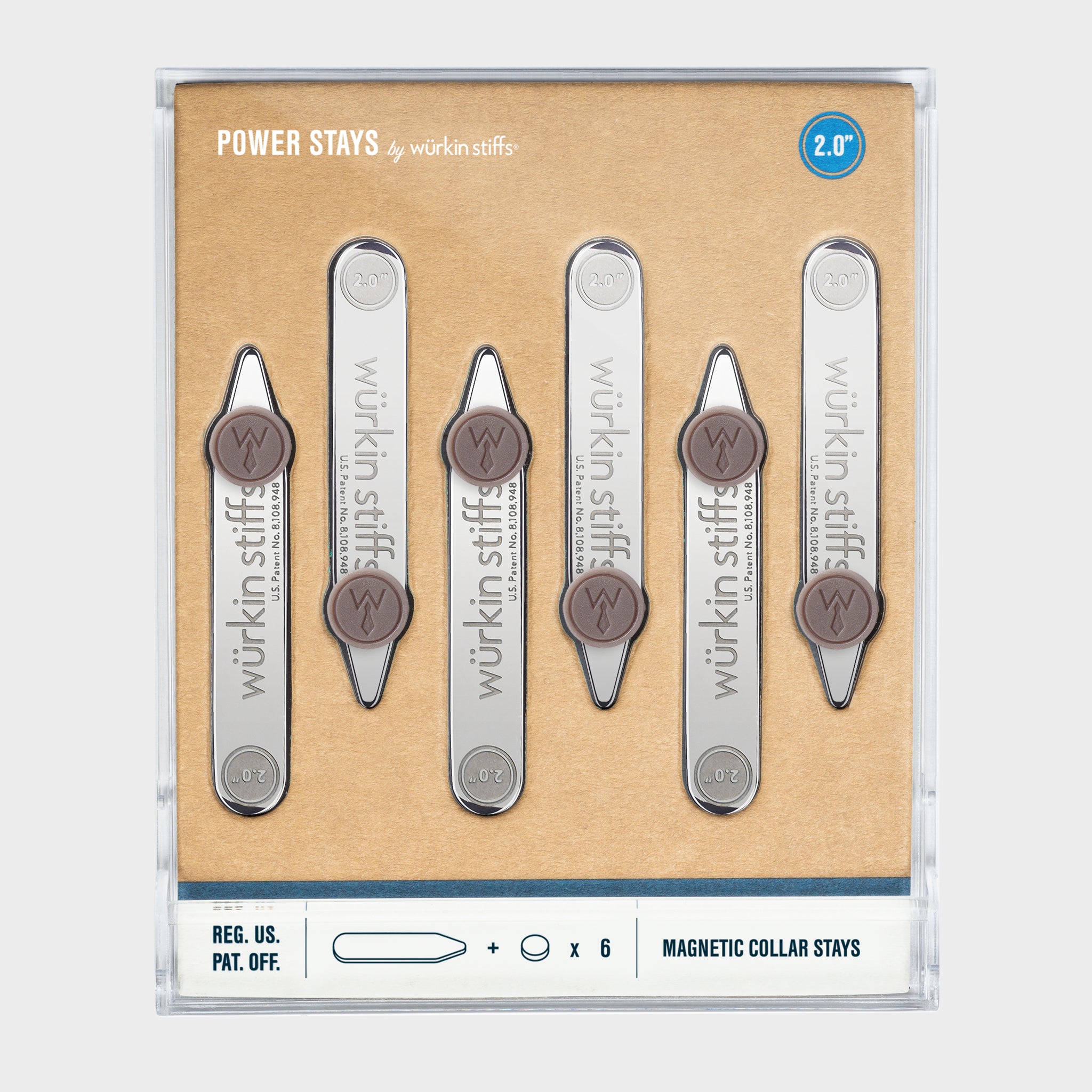 Wurkin Stiffs Magnetic Collar Stays come with tiny magnets to not only hold  your collar…
