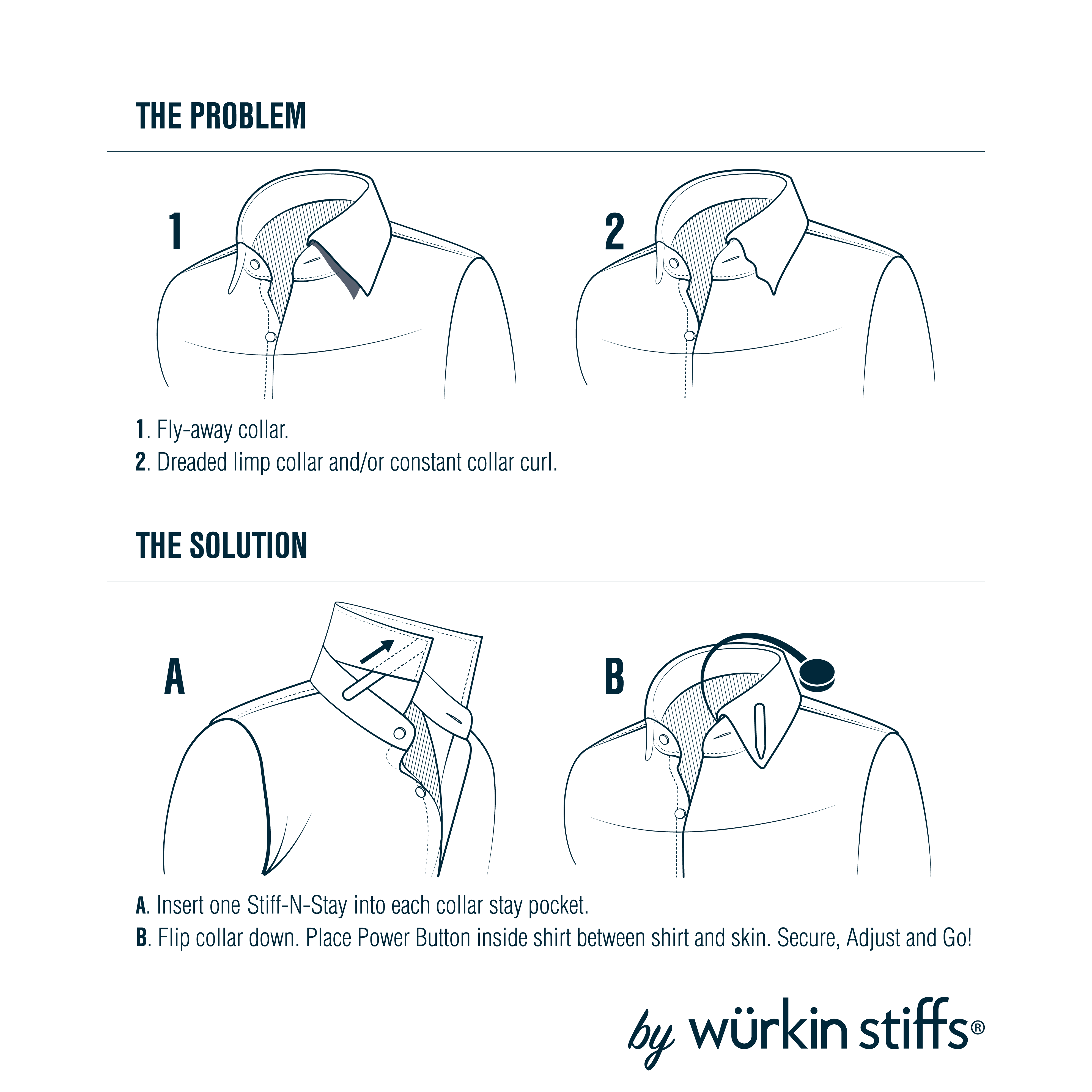 how to use collar stays