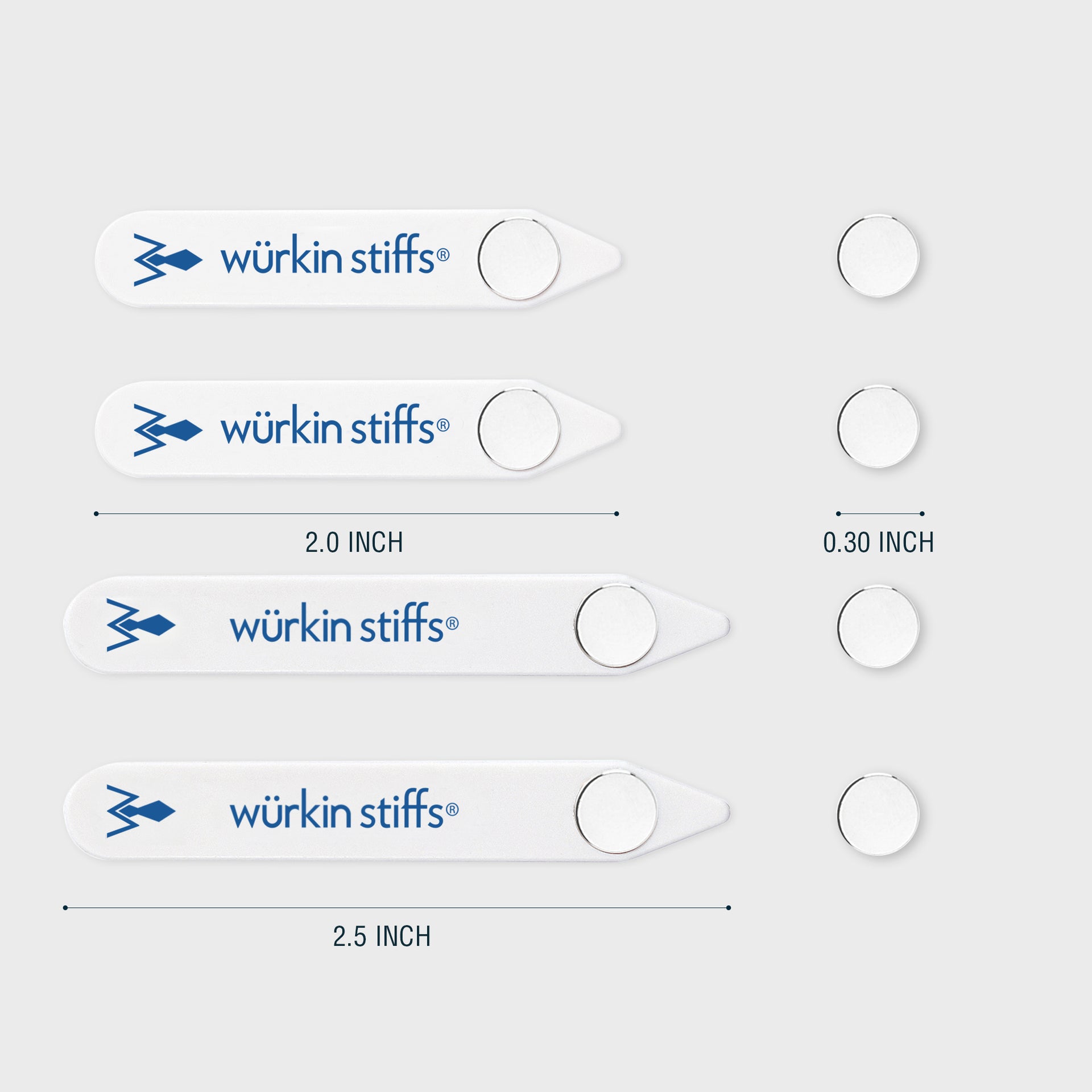 Wurkin Stiffs StiffNStays Plastic Collar Stays