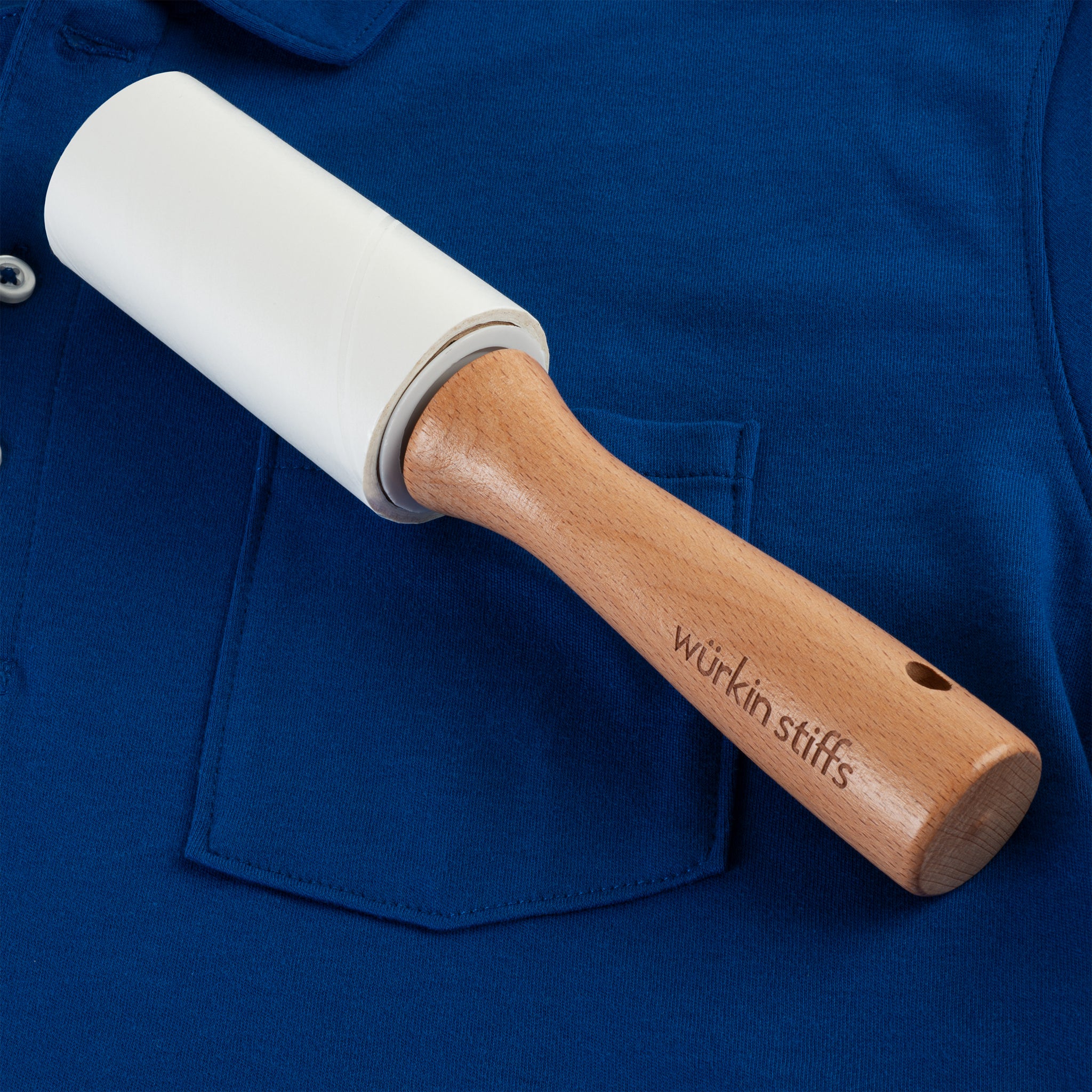 Wooden Handle Lint Roller